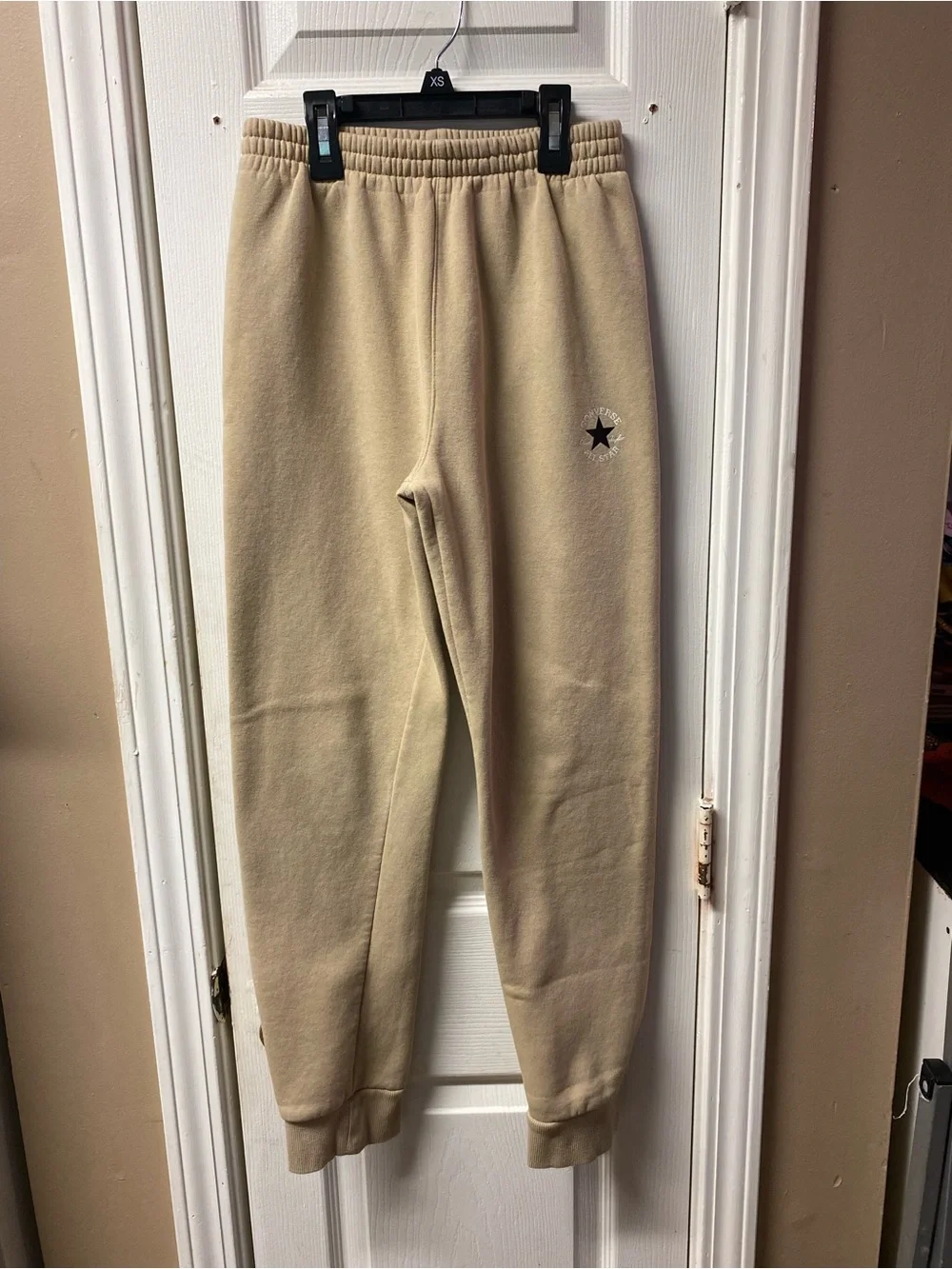 Converse Beige Star Logo Joggers